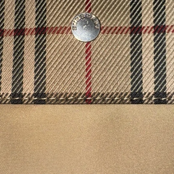 Burberry London Tan Tote W/ Nova Check Details - COA INCLUDED - Picture 6 of 8
